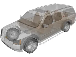 Chevrolet Suburban Z71 (2007) 3D Model