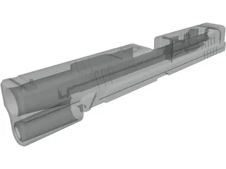 Springfield XD Tactical Slide 3D Model