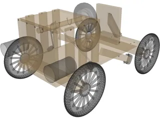 Soap Box Derby Car 3D Model