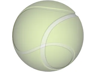 Tennis Ball 3D Model