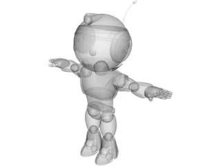 Robot Genie 3D Model