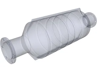 Catalytic Converter 3D Model