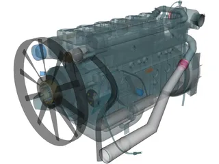 Engine 3D Model