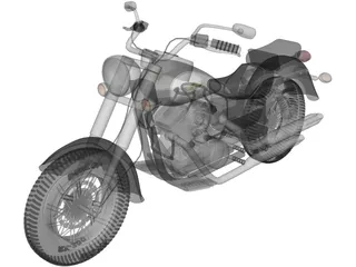 Kawasaki VN1500 3D Model