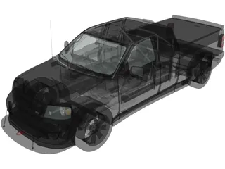 Saleen S331 Supercab (2008) 3D Model