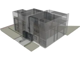 Little Hospital Building 3D Model