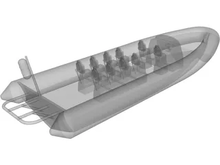 RIB 10M 3D Model