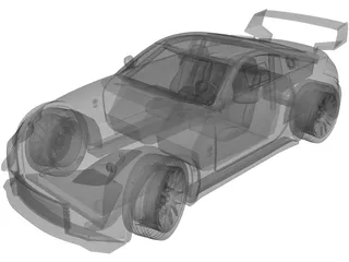 Nissan 350Z Fairlady Tuning GT 3D Model