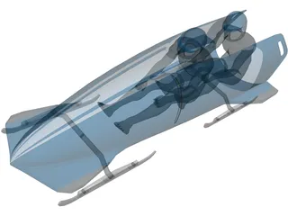 Bobsleigh 3D Model