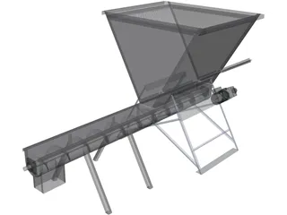 Grain Feeder 3D Model