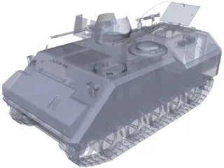 K200 Armored Car 3D Model