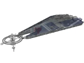 Babylon 5 Narn Military Base 10 3D Model