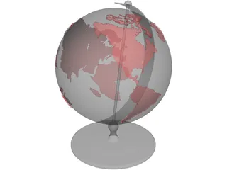 Globe 3D Model