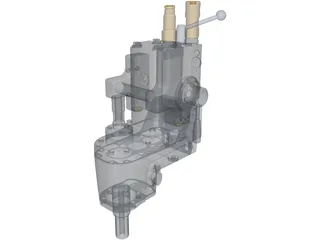 Husqvarna Drillmotor DM406 3D Model