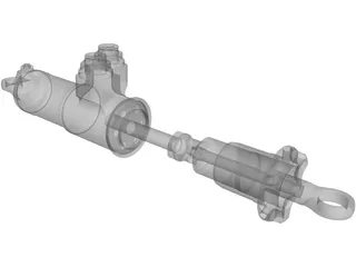 BOS FR02 Shock Absorber 3D Model