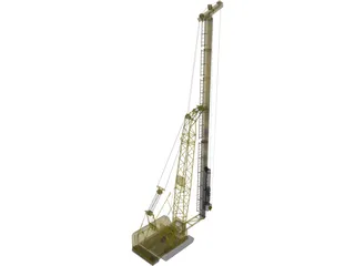 TAKRAF RDK 250.1 Crane 3D Model