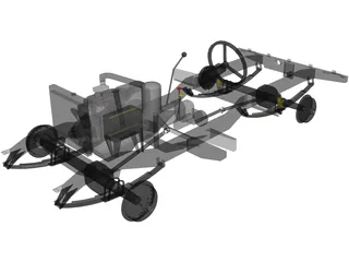Chassis Land Rover 3D Model
