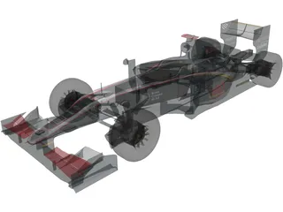 HRT F1 (2010) 3D Model