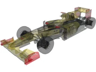 Renault R30 F1 (2010) 3D Model