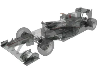 Sauber C29 F1 (2010) 3D Model