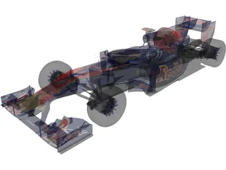 ToroRosso STR5 F1 (2010) 3D Model