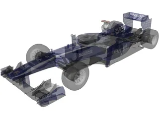 Williams FW32 F1 (2010) 3D Model