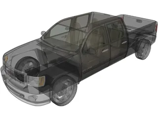 GMC Sierra (2007) 3D Model