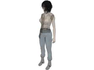 Kristy Girl 3D Model