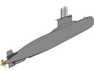 German Type 209 3D Model