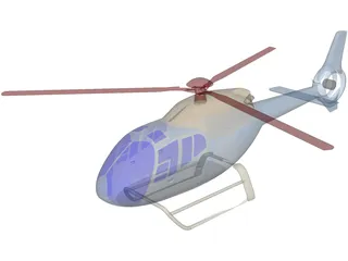 Eurocopter EC-120 Colibri 3D Model