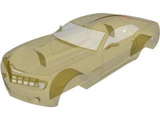 Chevrolet Camaro Body (2011) 3D Model