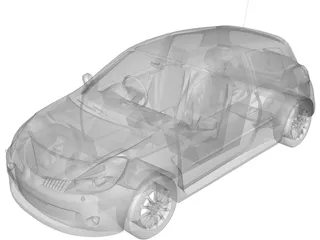Renault Clio (2010) 3D Model