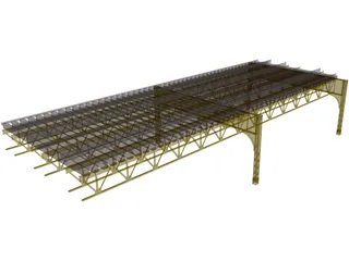 Chicago L-Track 3D Model