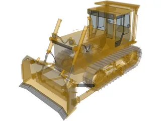 Bulldozer 3D Model