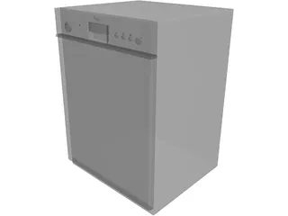 Whirlpool Dish Washer 3D Model