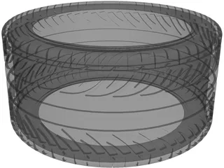 Hankook Ventus V12 Evo K110 Tire 305/25ZR 20 3D Model