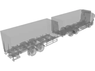 European Truck 3D Model