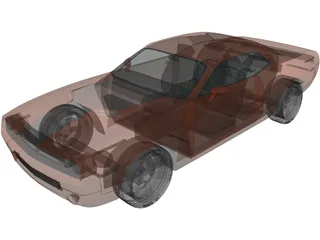 Dodge Challenger (2007) 3D Model