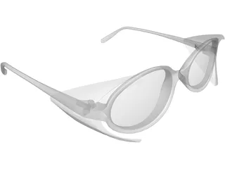 Sunglasses Skiglasses 3D Model