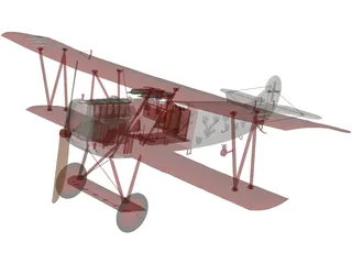 Fokker R7 3D Model