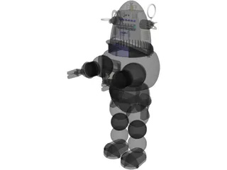 Robby the Robot 3D Model