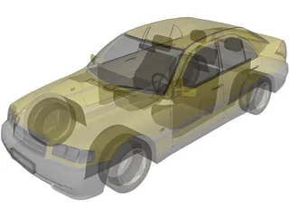 Mercedes-Benz C-class 3D Model