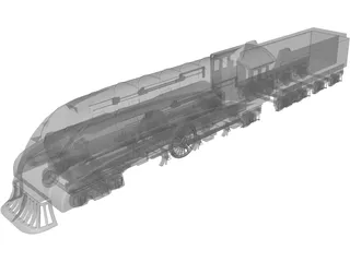 Wedge Locomotive 3D Model