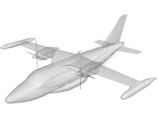 Mitsubishi MU-2 Marquise 3D Model