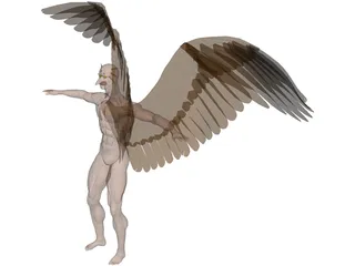 Bird Man 3D Model