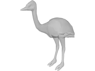 Ostrich 3D Model