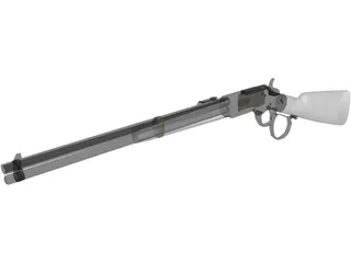 Winchester 1873 Saddleloop Carbine 3D Model