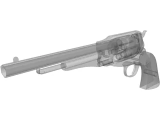 Remington 1858 3D Model