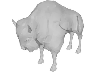 Bison 3D Model