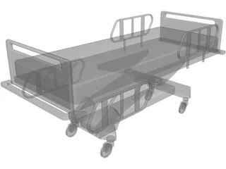 Bed Hospital 3D Model